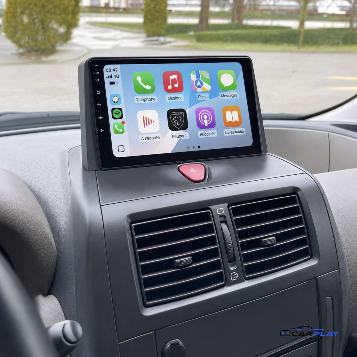 Écran CarPlay compatible avec Peugeot Expert [2007-2016]