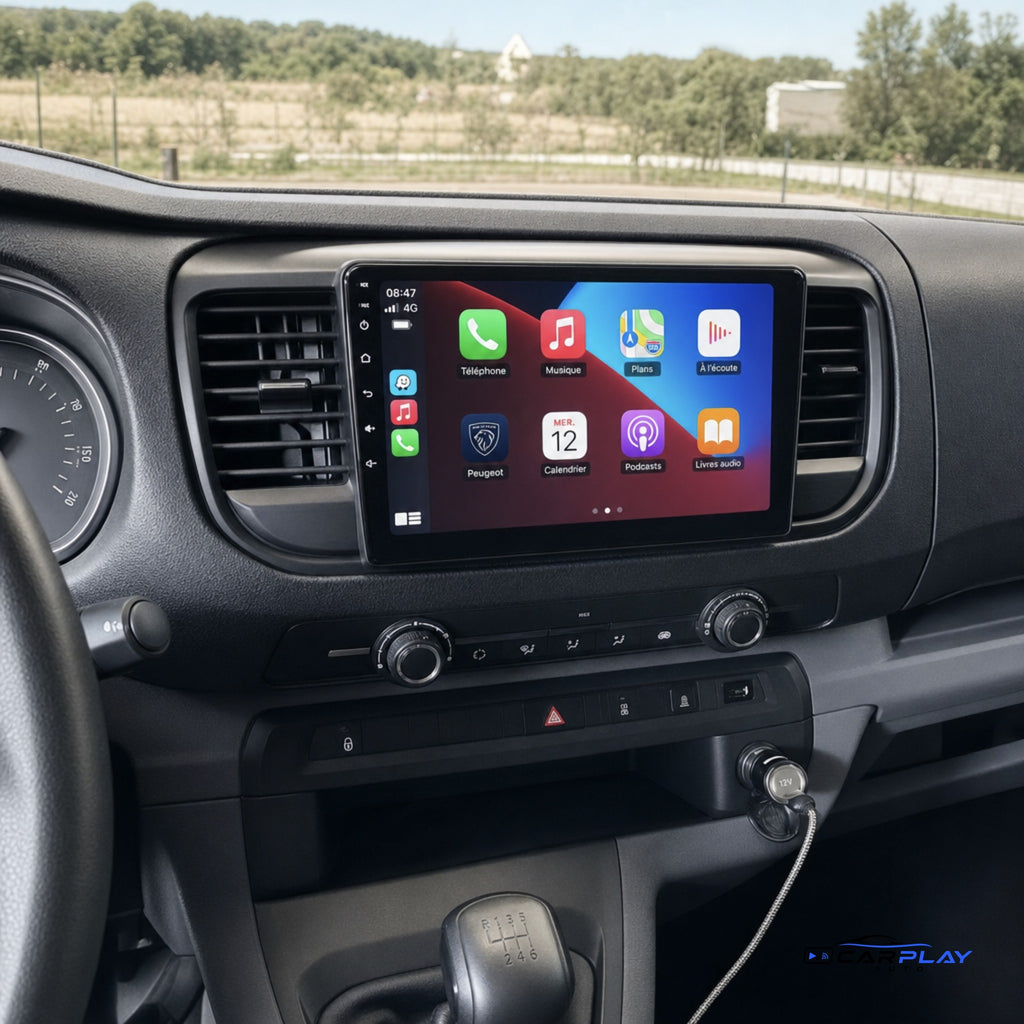 Écran CarPlay compatible avec Peugeot Expert 3 [2016-2021]