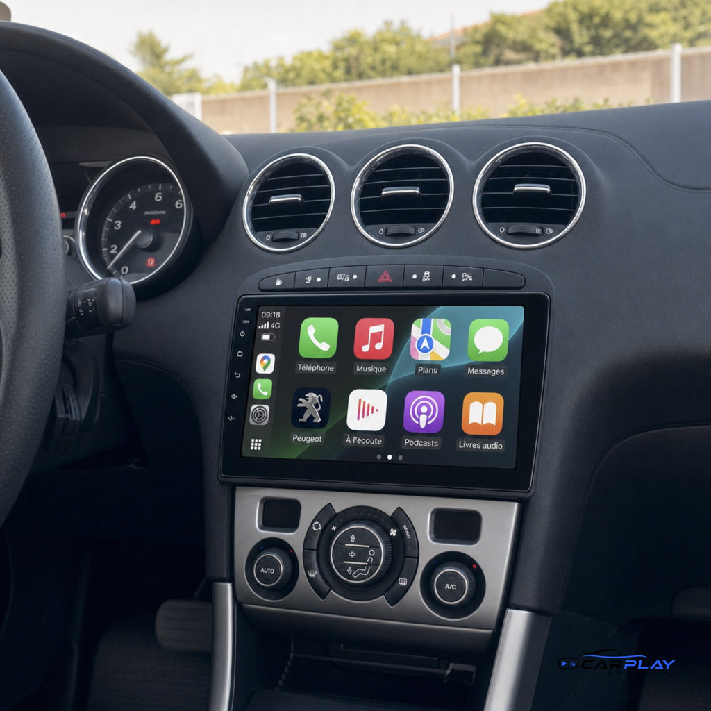 Écran CarPlay compatible avec Peugeot RCZ [2010-2015]