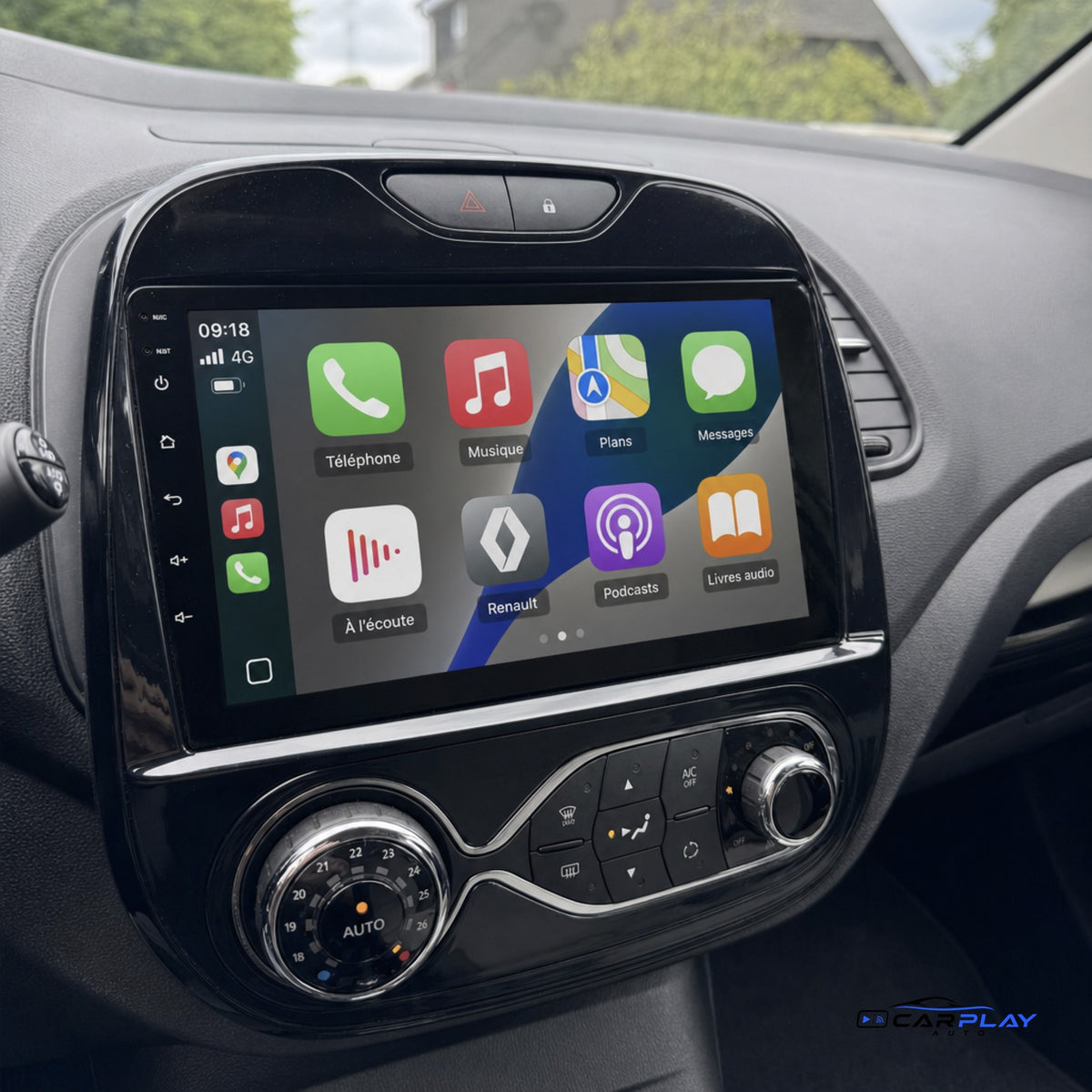 Écran CarPlay compatible avec Renault Captur [2013-2016] Système classique