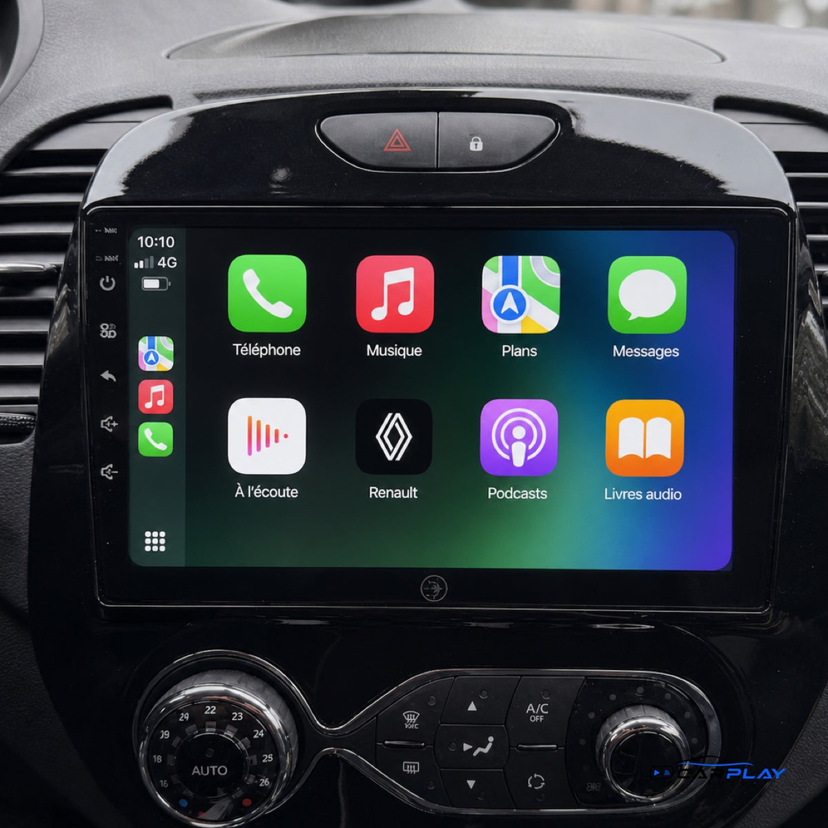 Écran CarPlay compatible avec Renault Captur [2013-2016] Système R-Link