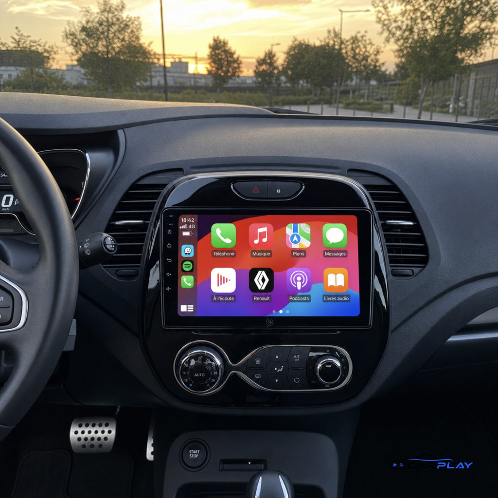 Écran CarPlay compatible avec Renault Captur [2017-2020] - Système classique