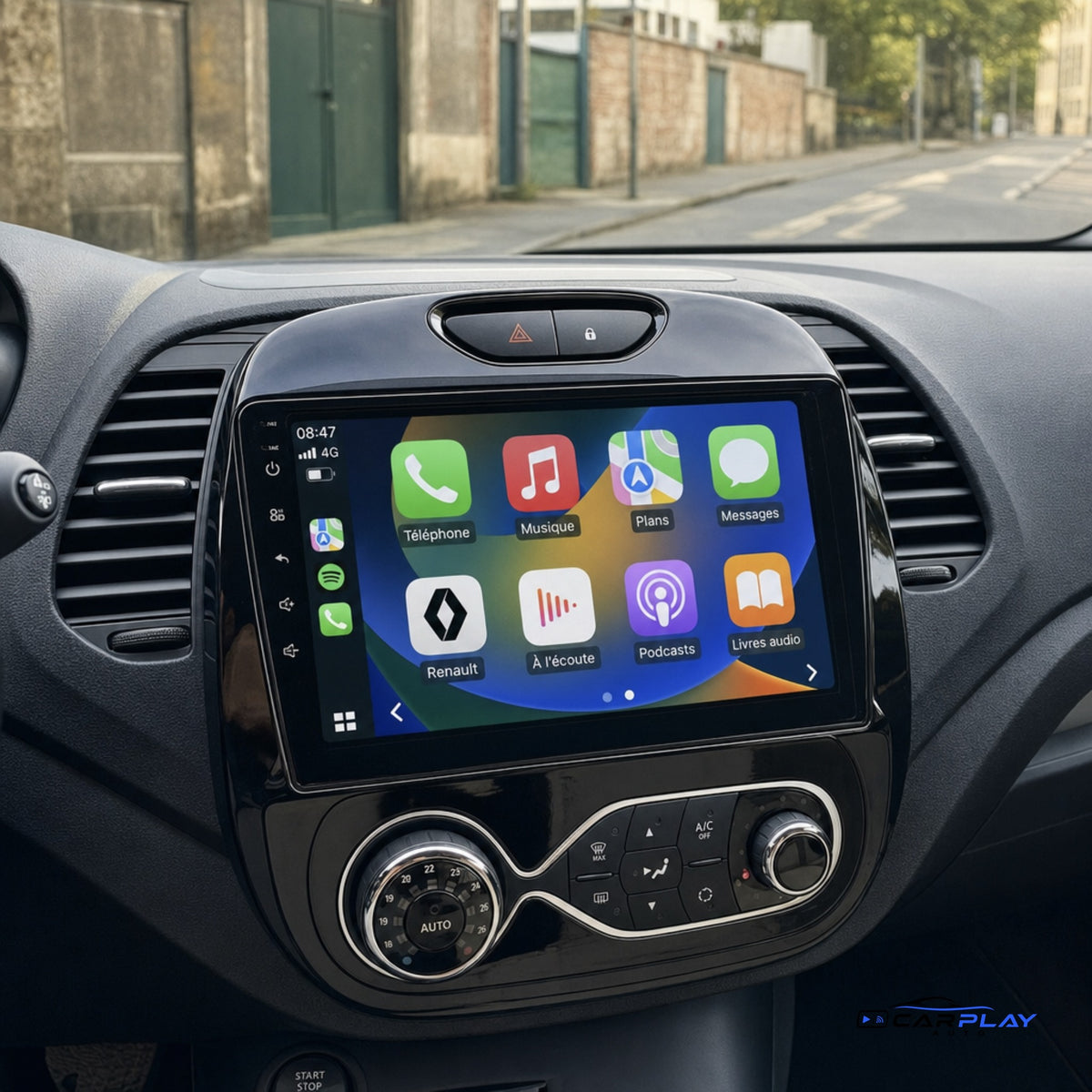 Écran CarPlay compatible avec Renault Captur [2017-2020] - Système R-Link