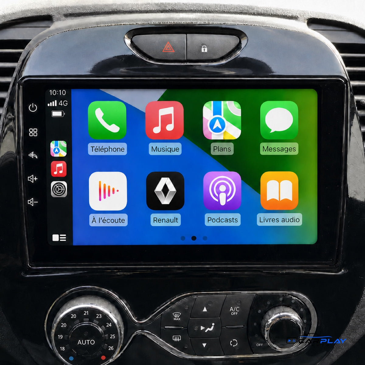Écran CarPlay compatible avec Renault Captur [2017-2020] - Système R-Link