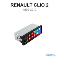 Écran CarPlay compatible avec Renault Clio 2 [1999-2012]