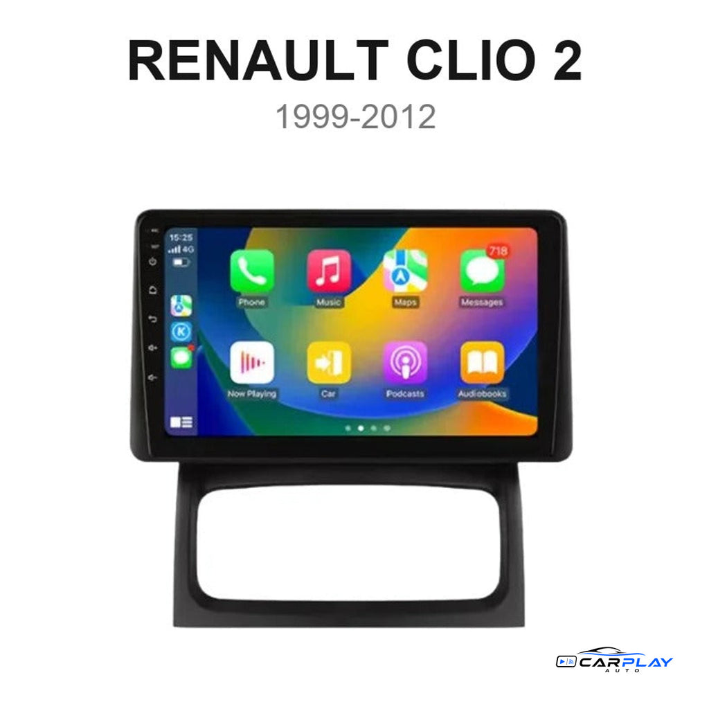 Écran CarPlay compatible avec Renault Clio 2 [1999-2012]