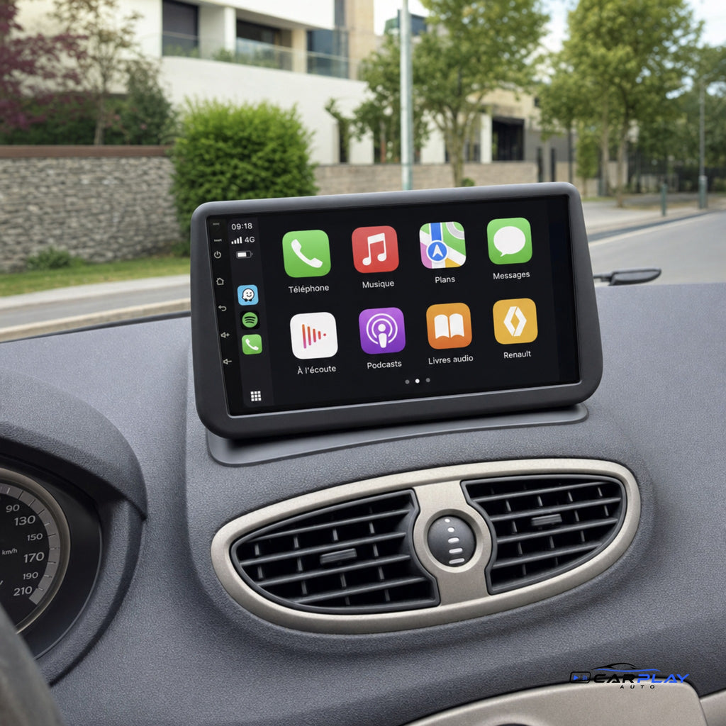 Écran CarPlay compatible avec Renault Clio 3 [2005-2014] Type A