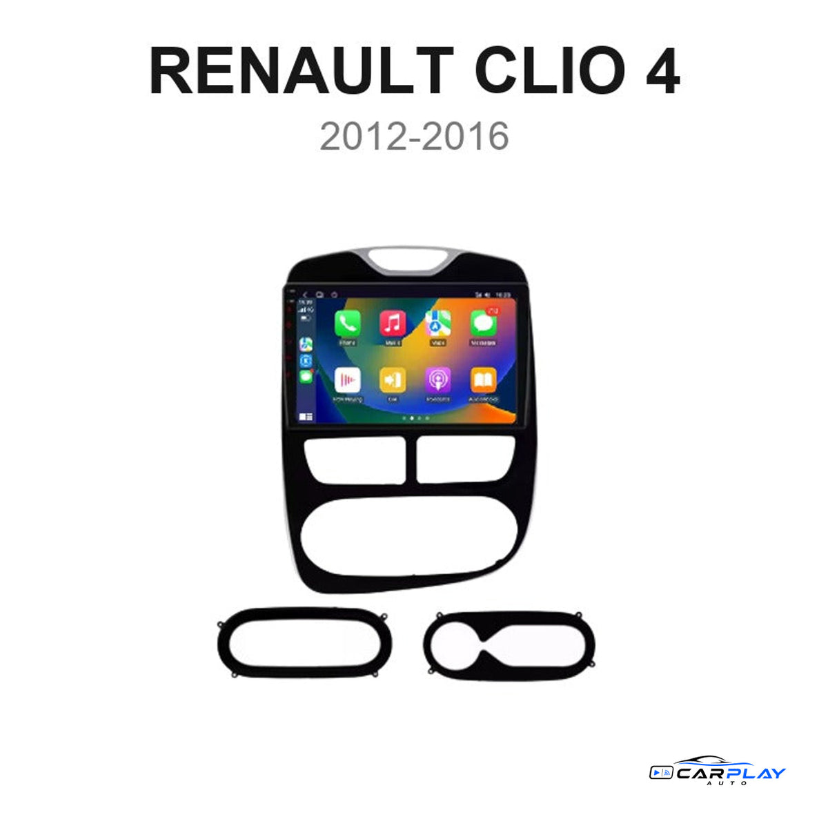 Écran CarPlay compatible avec Renault Clio 4 [2012-2016] Type B