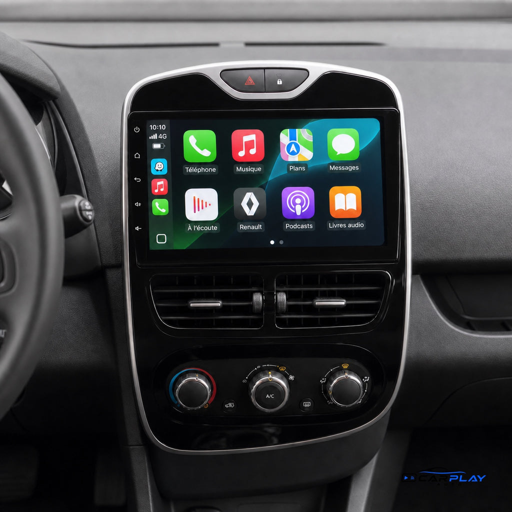 Écran CarPlay compatible avec Renault Clio 4 [2012-2016] Type B