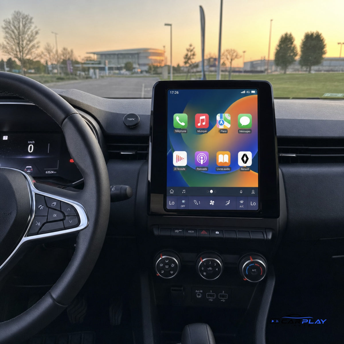 Écran CarPlay compatible avec Renault Clio 5 [2019-2021]