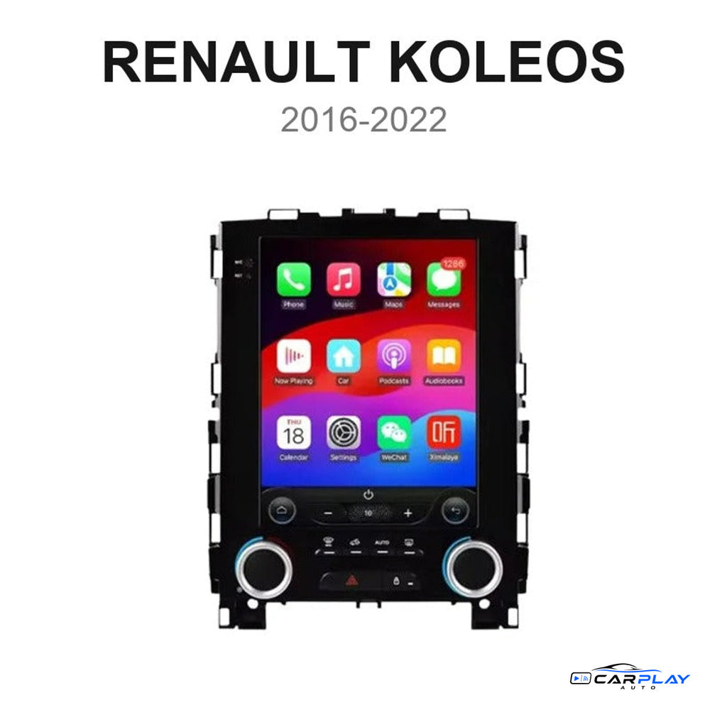 Écran CarPlay compatible avec Renault Koleos [2016-2022]