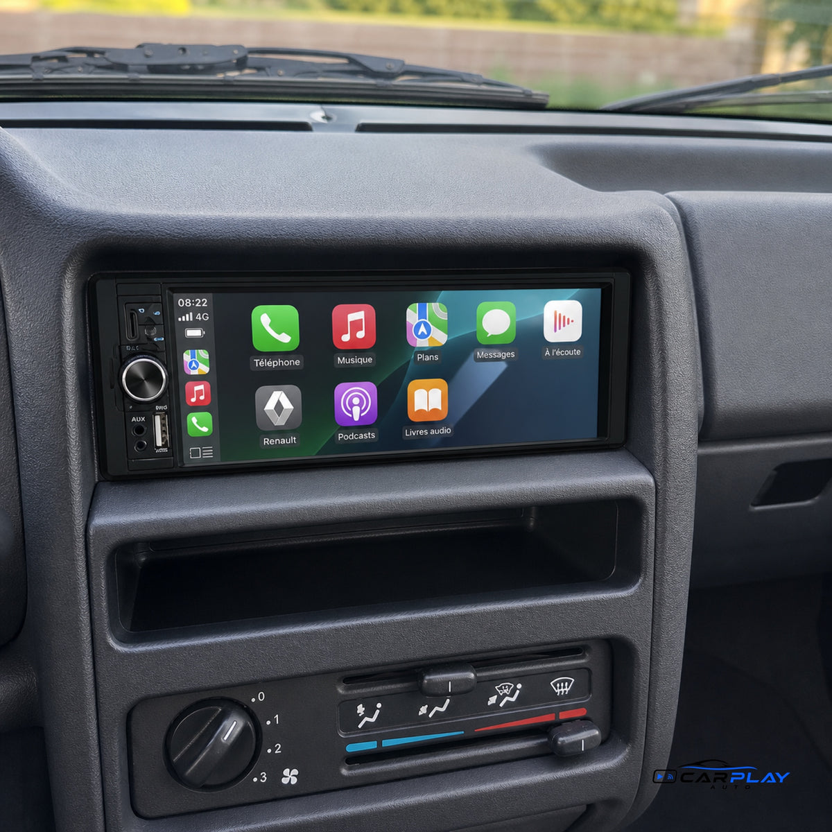 Écran CarPlay compatible avec Renault Laguna 1 [1994-2001]