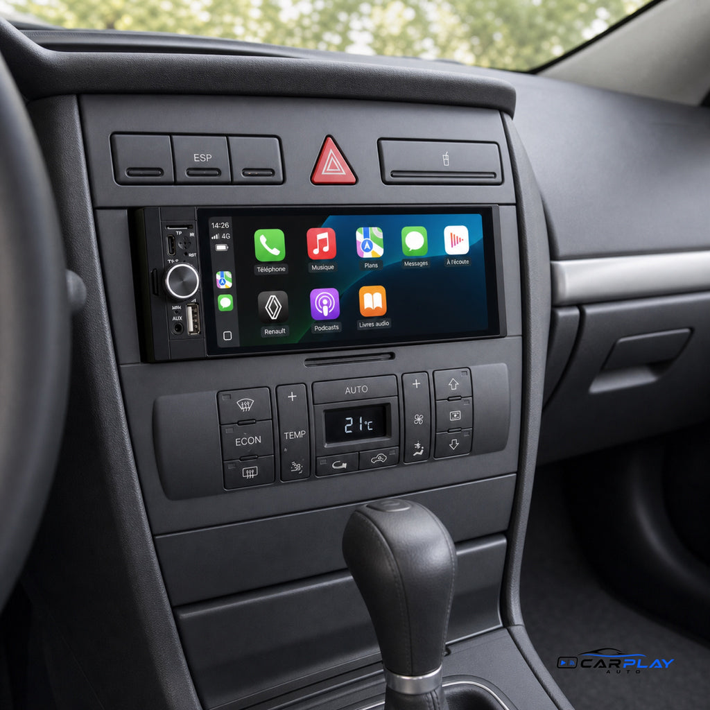 Écran CarPlay compatible avec Renault Laguna 2 [2000-2007]