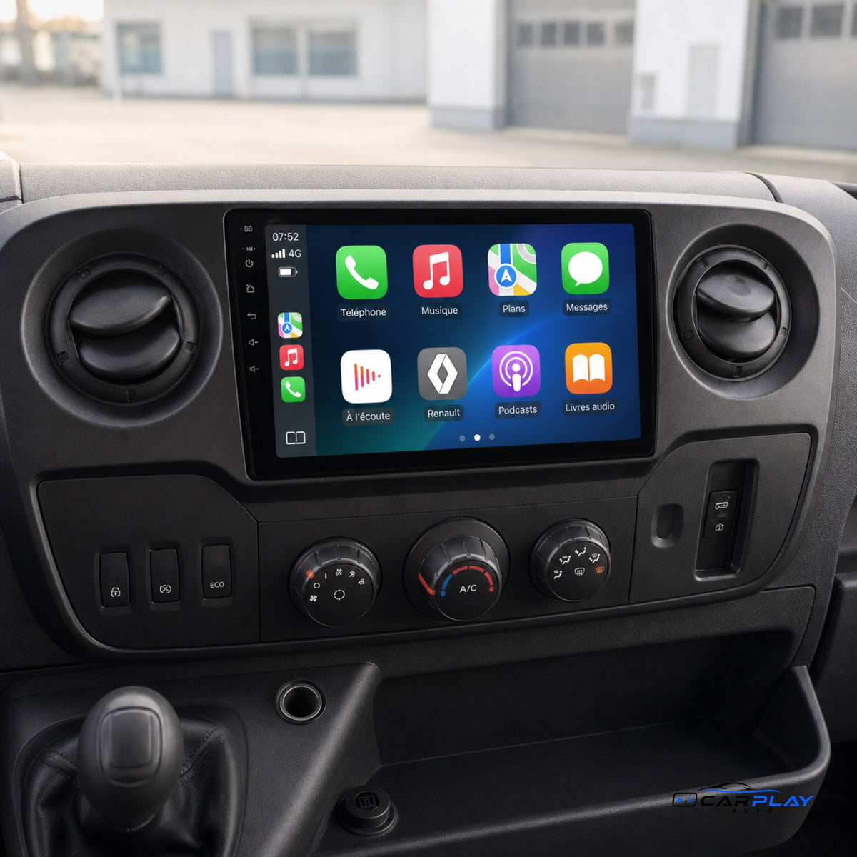 Écran CarPlay compatible avec Renault Master 3 [2010-2021]