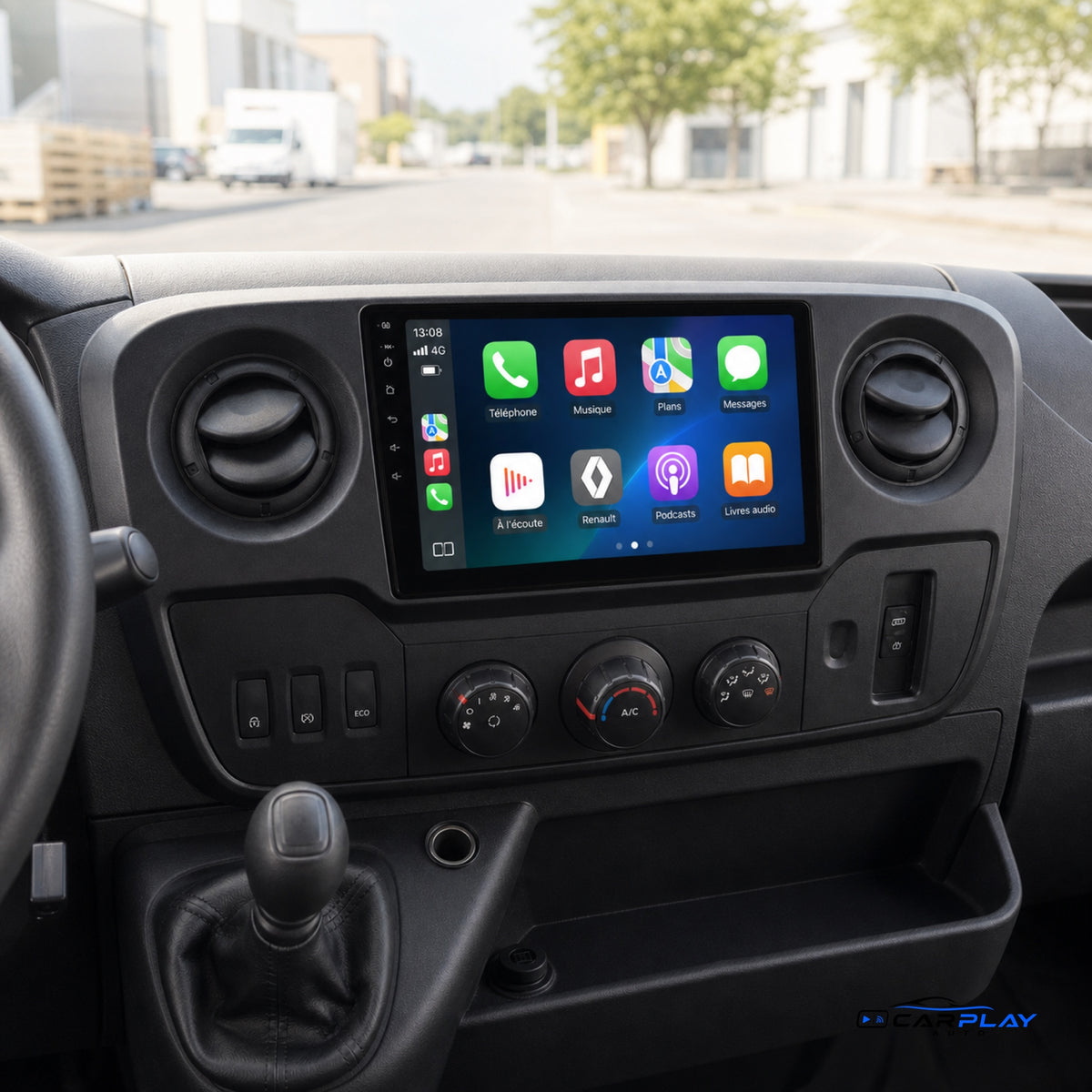 Écran CarPlay compatible avec Renault Master 3 [2010-2021]