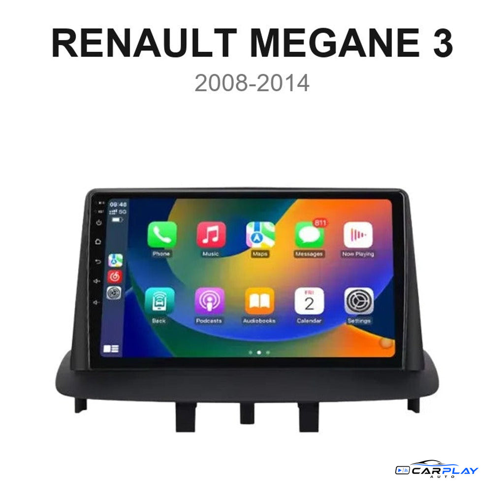 Écran CarPlay compatible avec Renault Mégane 3 [2008-2014]