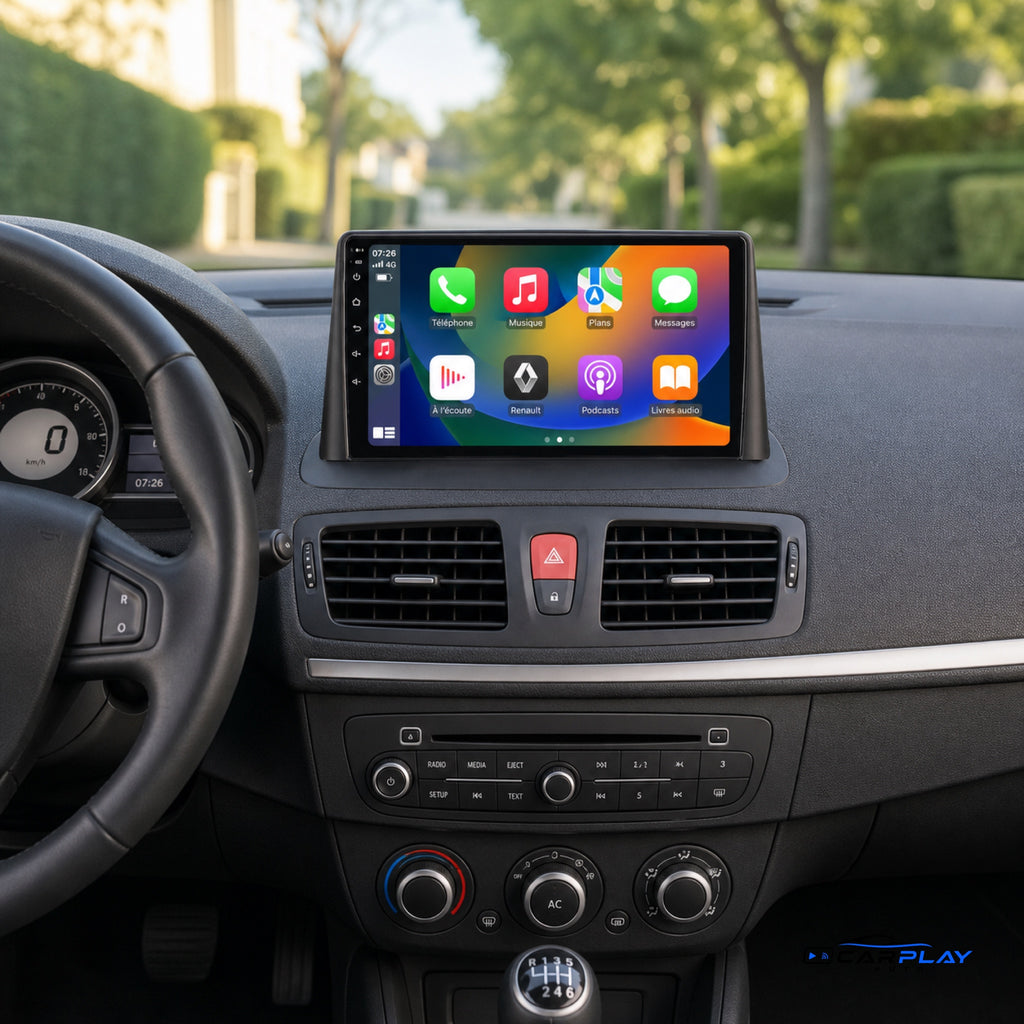 Écran CarPlay compatible avec Renault Mégane 3 [2008-2014]