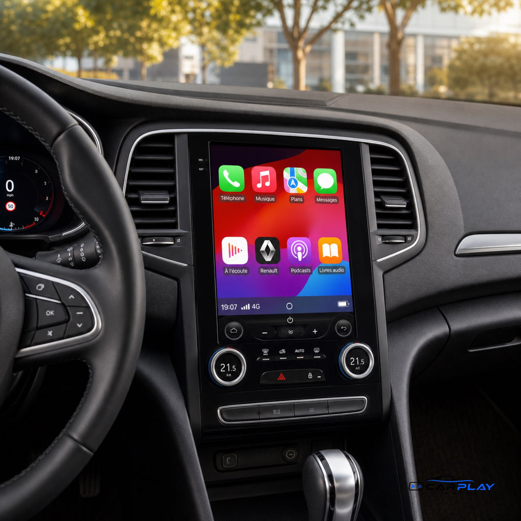 Écran CarPlay compatible avec Renault Mégane 4 [2016-2022]