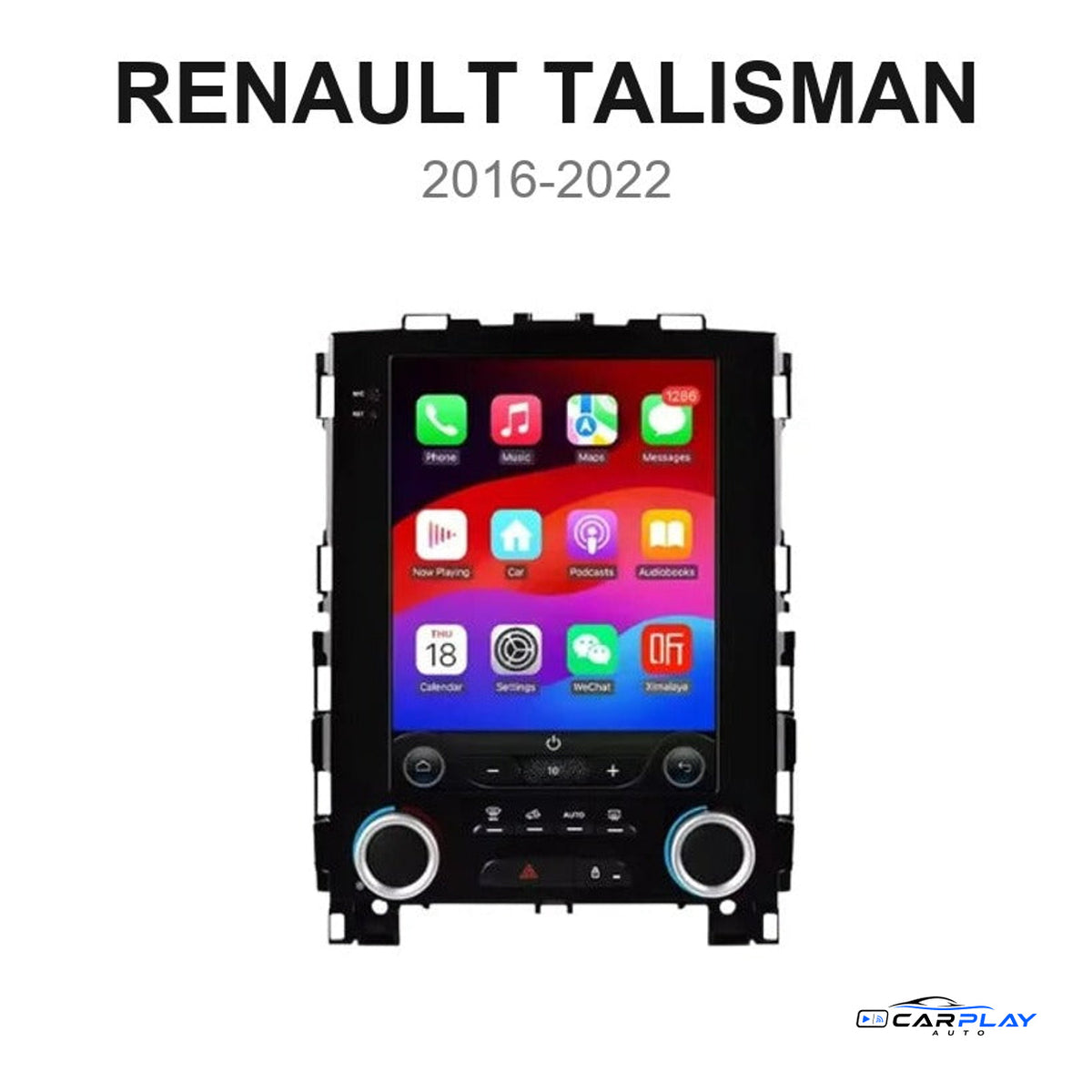 Écran CarPlay compatible avec Renault Talisman [2016-2022]
