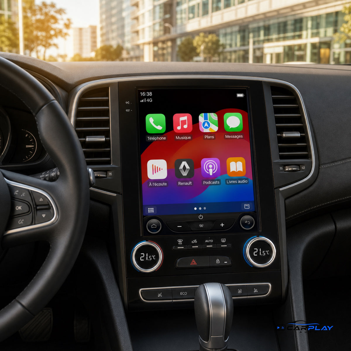 Écran CarPlay compatible avec Renault Talisman [2016-2022]