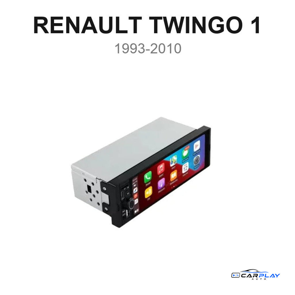 Écran CarPlay compatible avec Renault Twingo 1 [1993-2010]