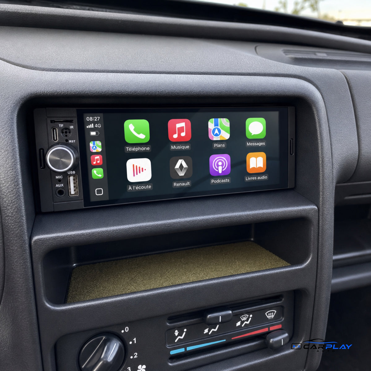 Écran CarPlay compatible avec Renault Twingo 1 [1993-2010]