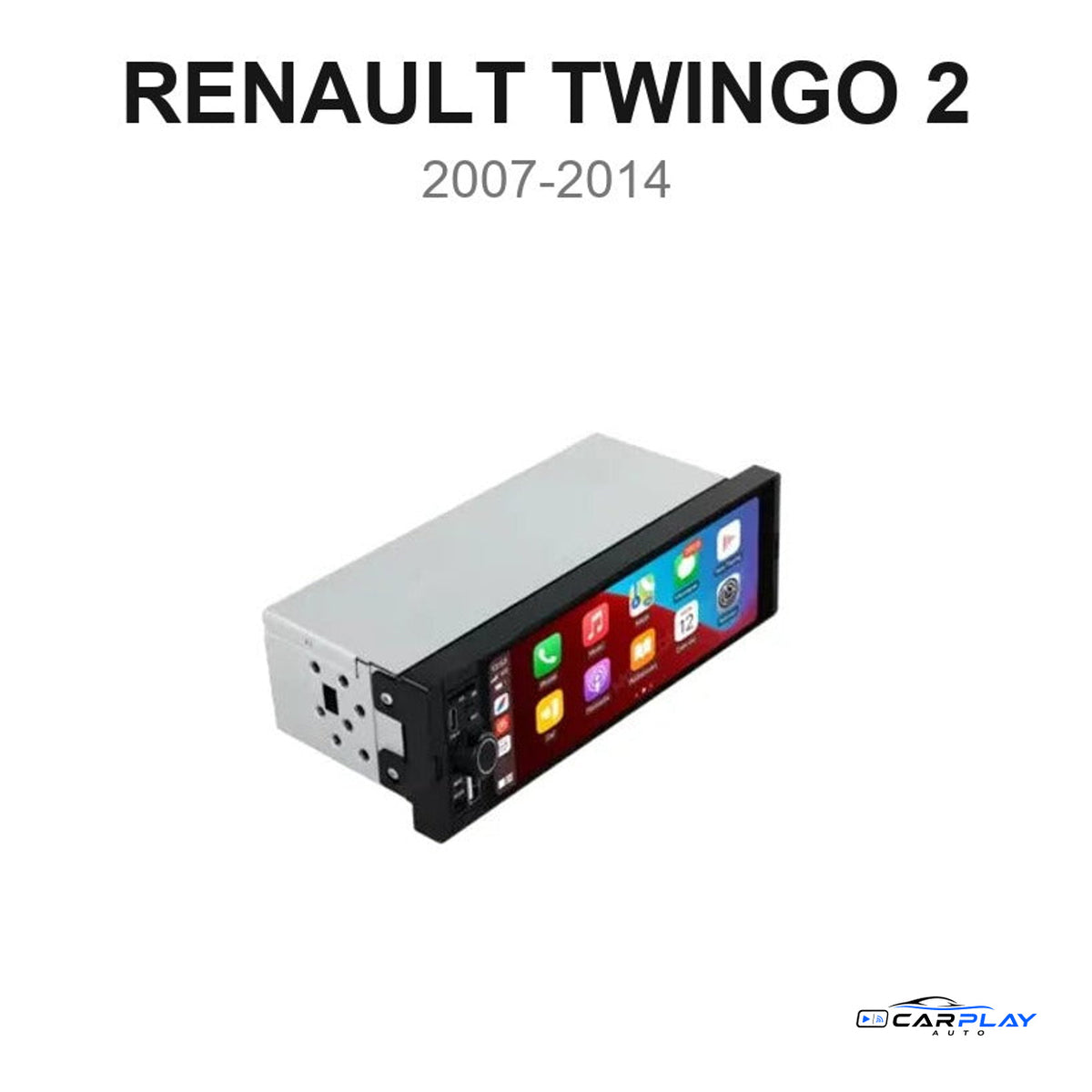 Écran CarPlay compatible avec Renault Twingo 2 [2007-2014]