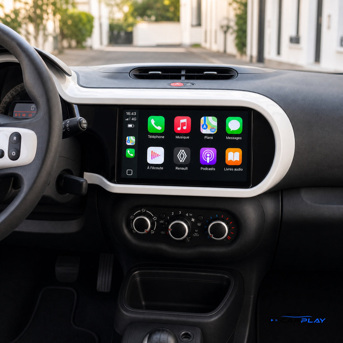 Écran CarPlay compatible avec Renault Twingo 3 [2014-2024]