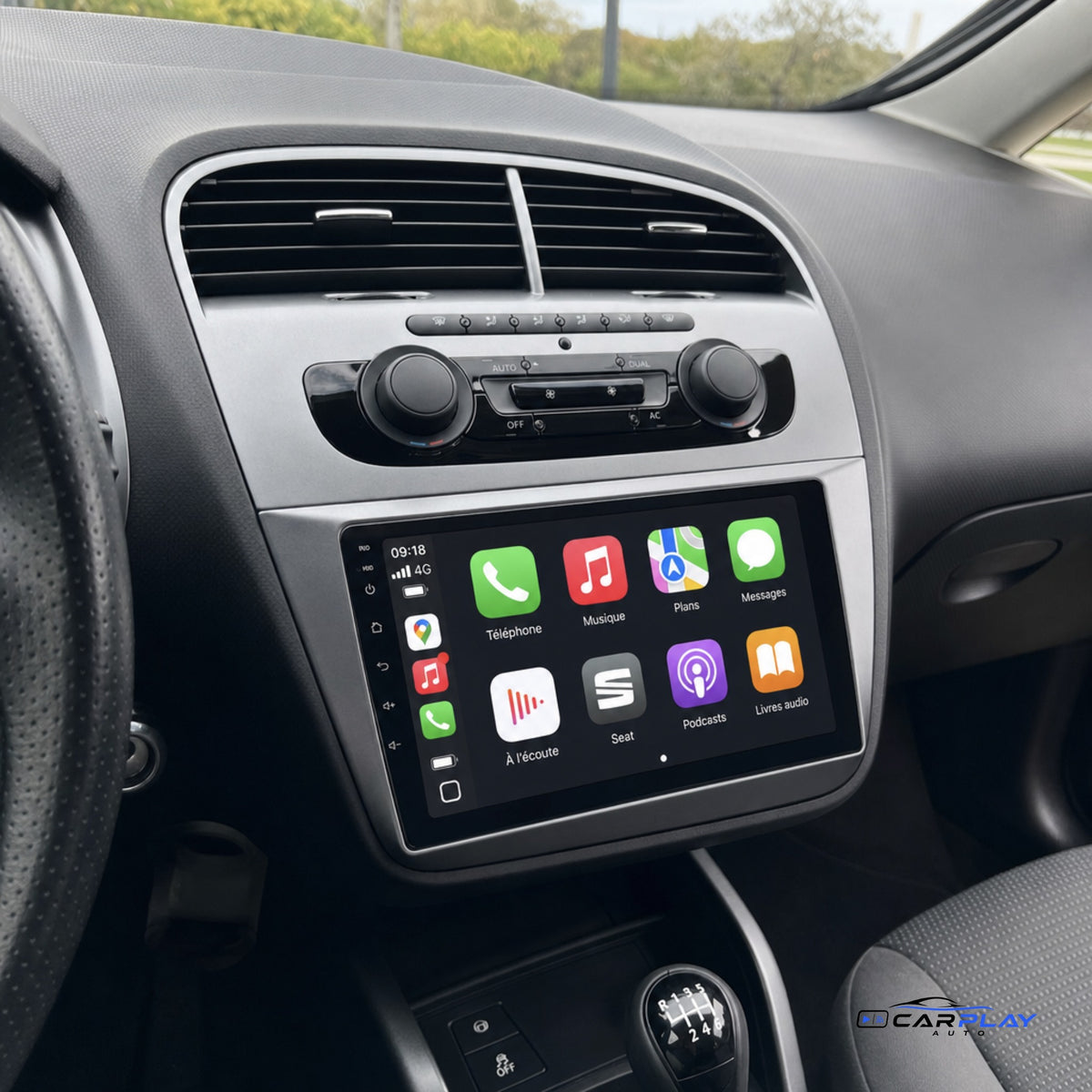 Écran CarPlay compatible avec Seat Altea / Altea XL [2004-2015]