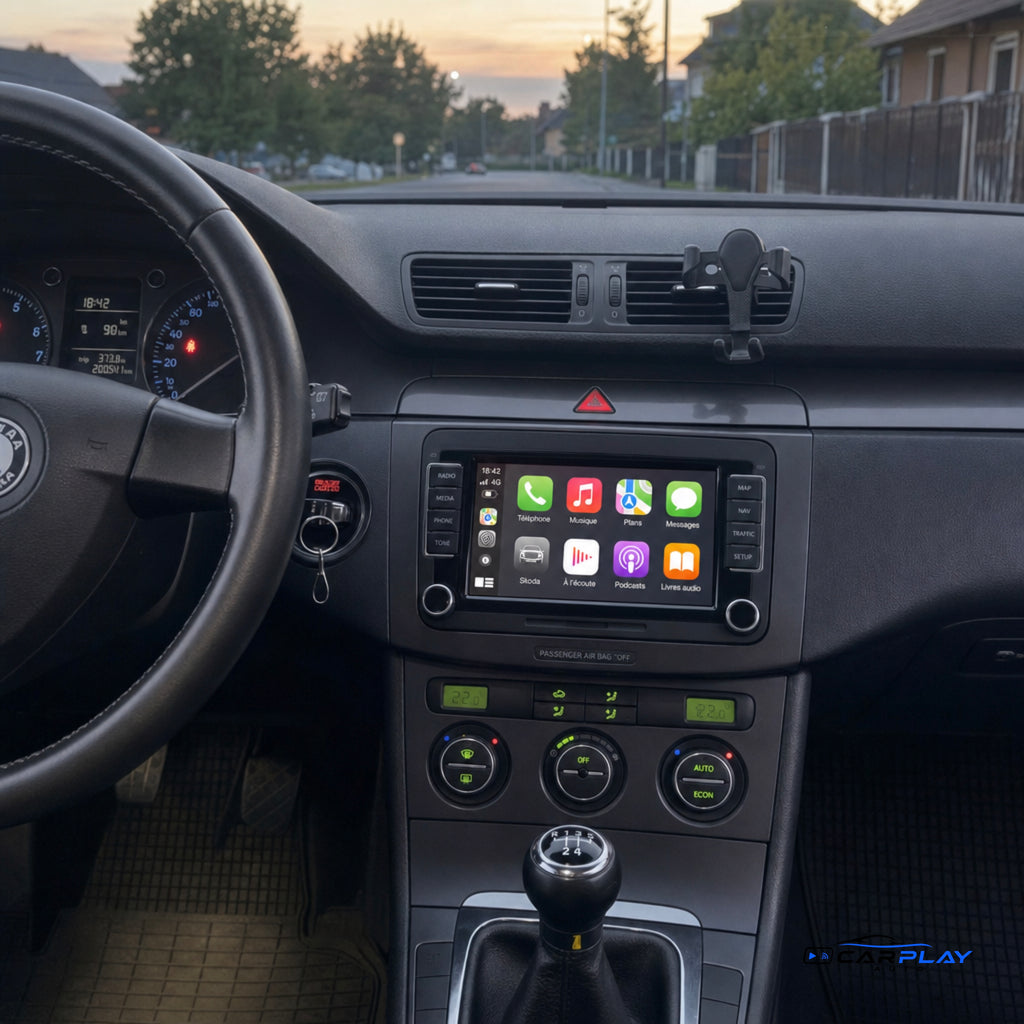 Écran CarPlay compatible avec Skoda Fabia [2011-2013]