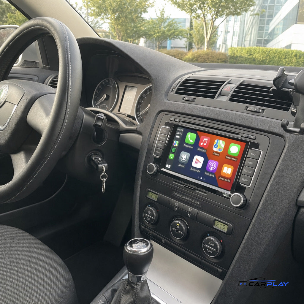Écran CarPlay compatible avec Skoda Octavia [2011-2013] Style d'origine