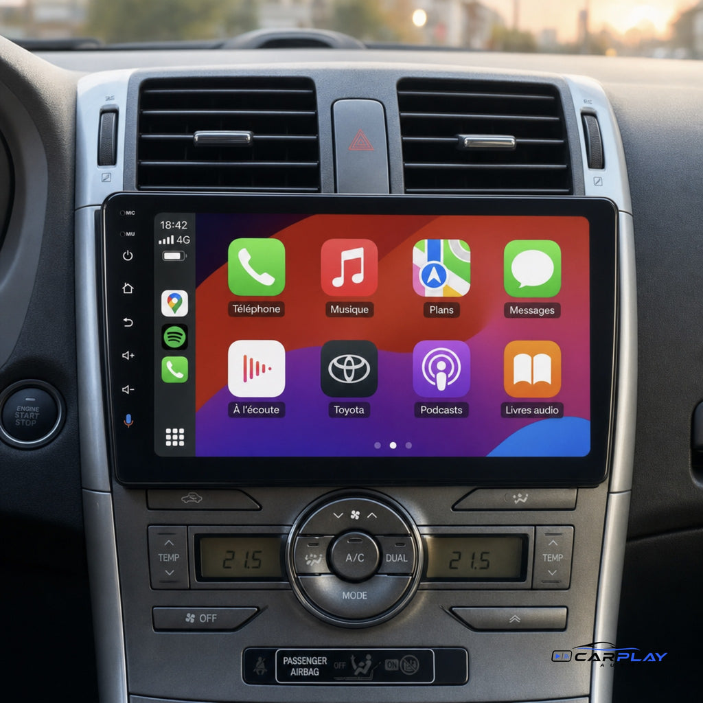 Écran CarPlay compatible avec Toyota AURIS [2004-2012] - Avec Écran d'origine