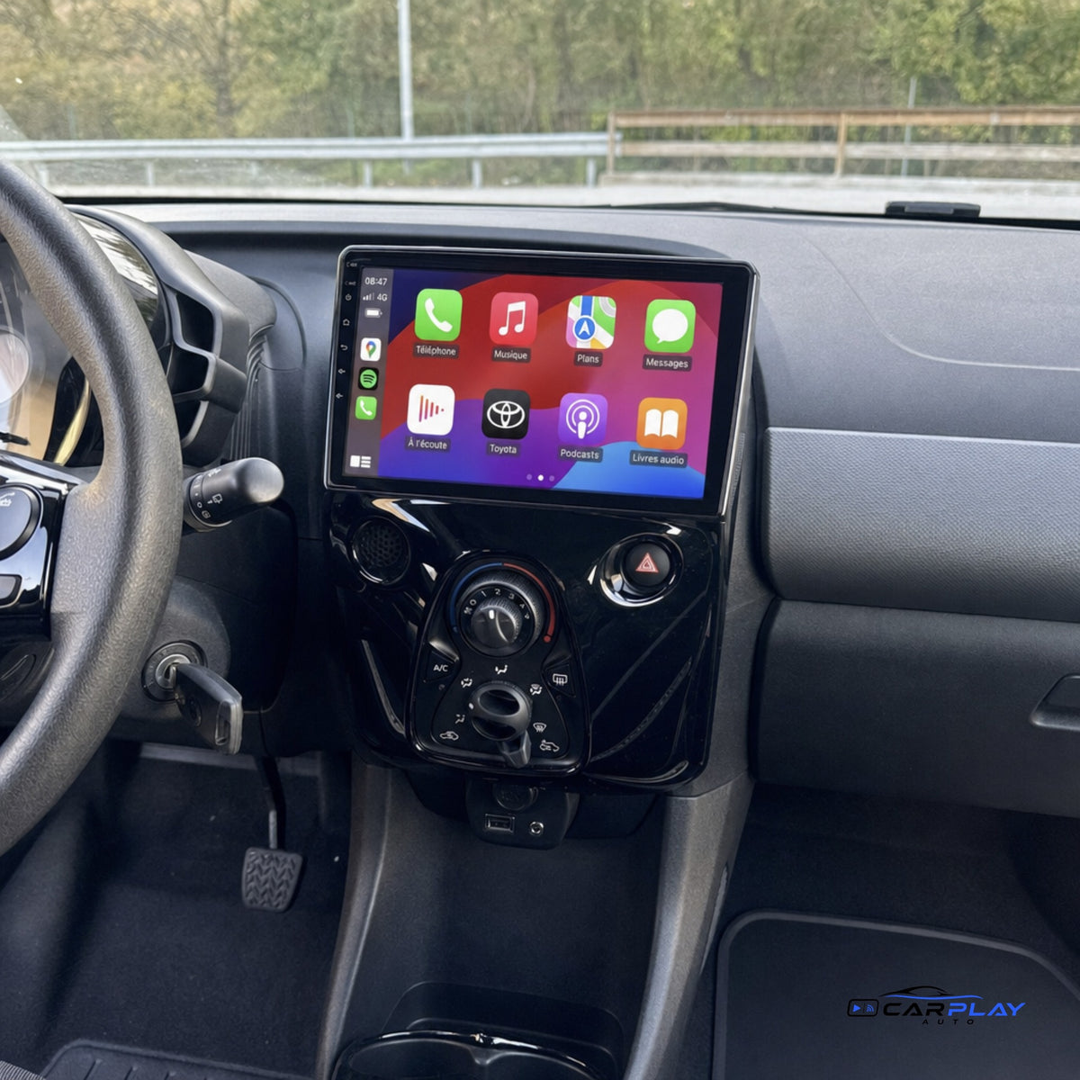 Écran CarPlay compatible avec Toyota Aygo B40 [2013-2021]