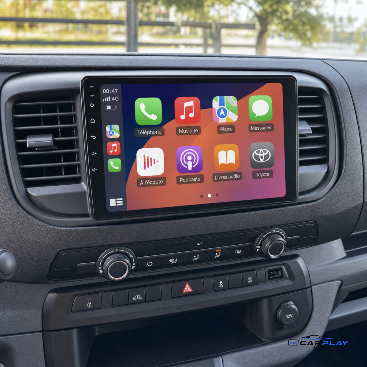 Écran CarPlay compatible avec Toyota Proace [2016-2021]