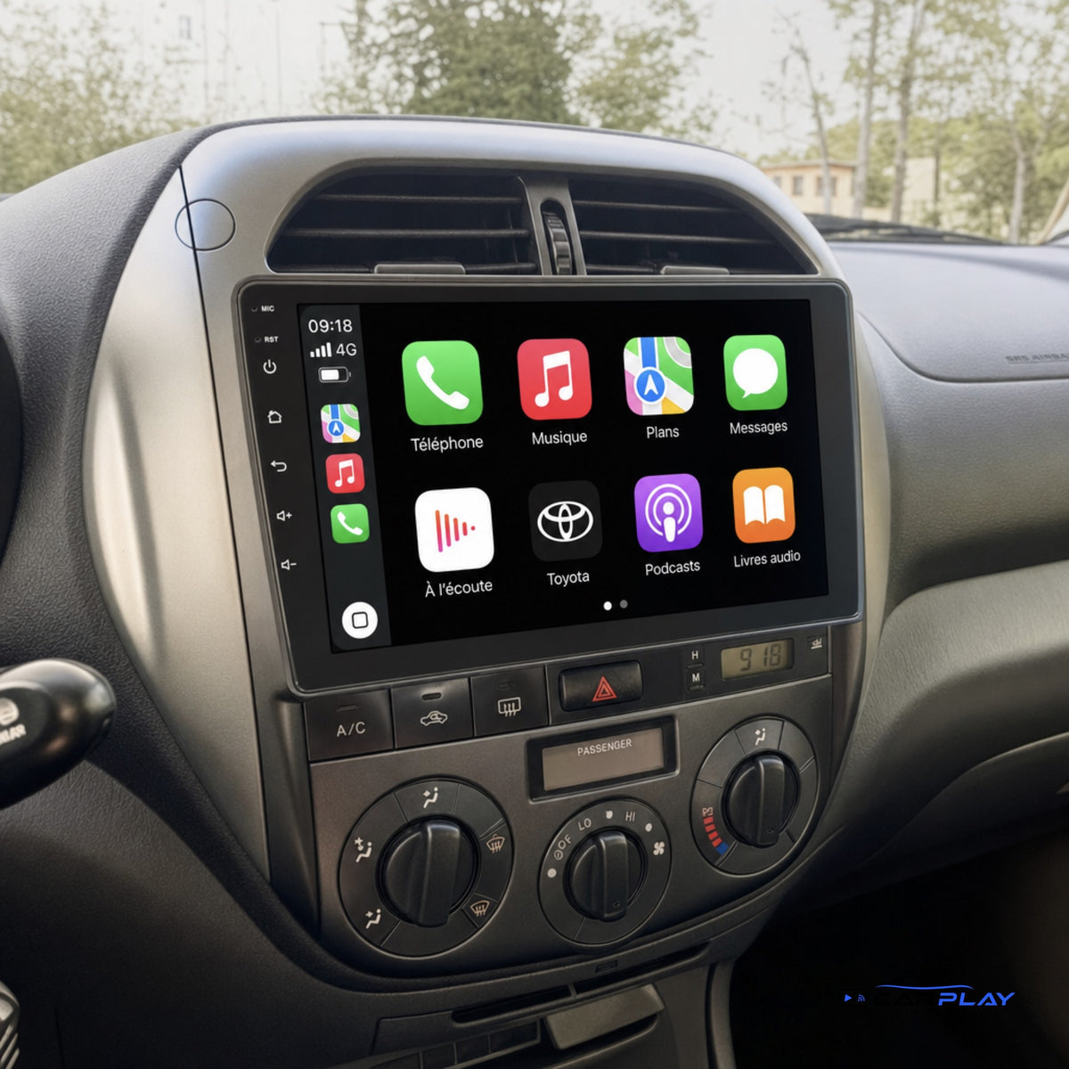Écran CarPlay compatible avec Toyota RAV4 [2003-2005]