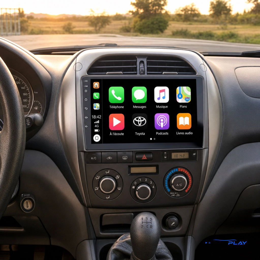 Écran CarPlay compatible avec Toyota RAV4 [2003-2005]