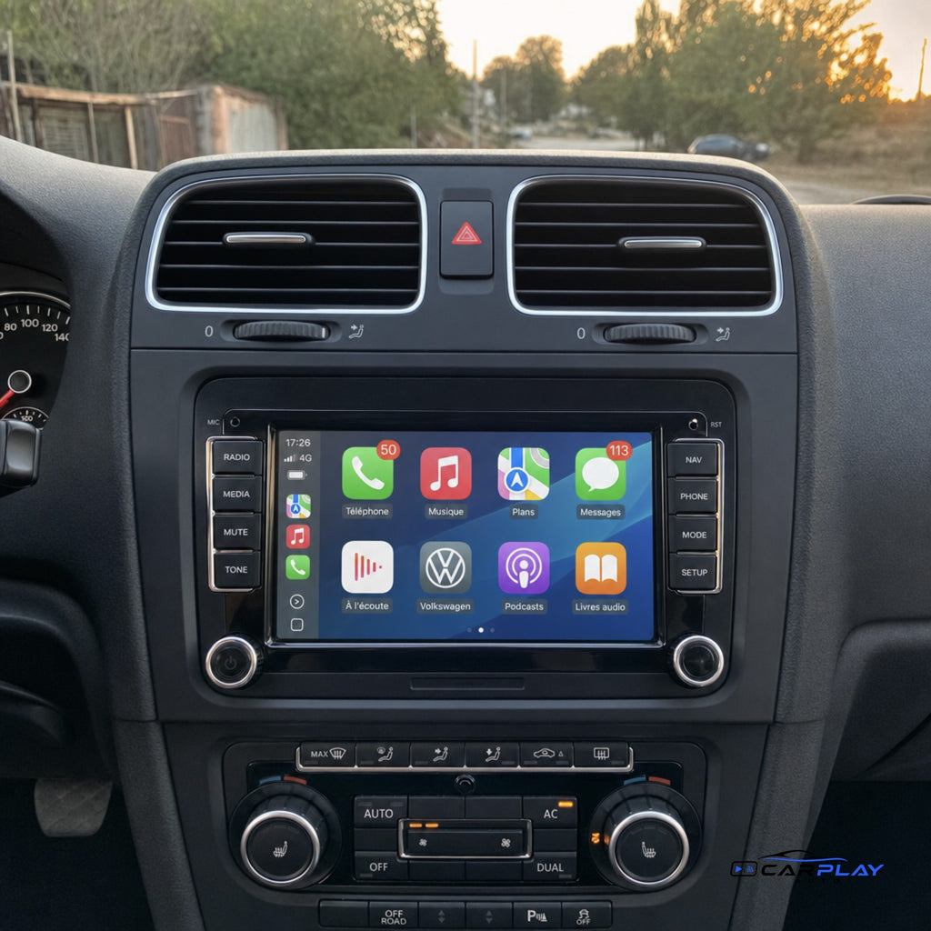 Écran CarPlay compatible avec Volkswagen Amarok [2010-2015]