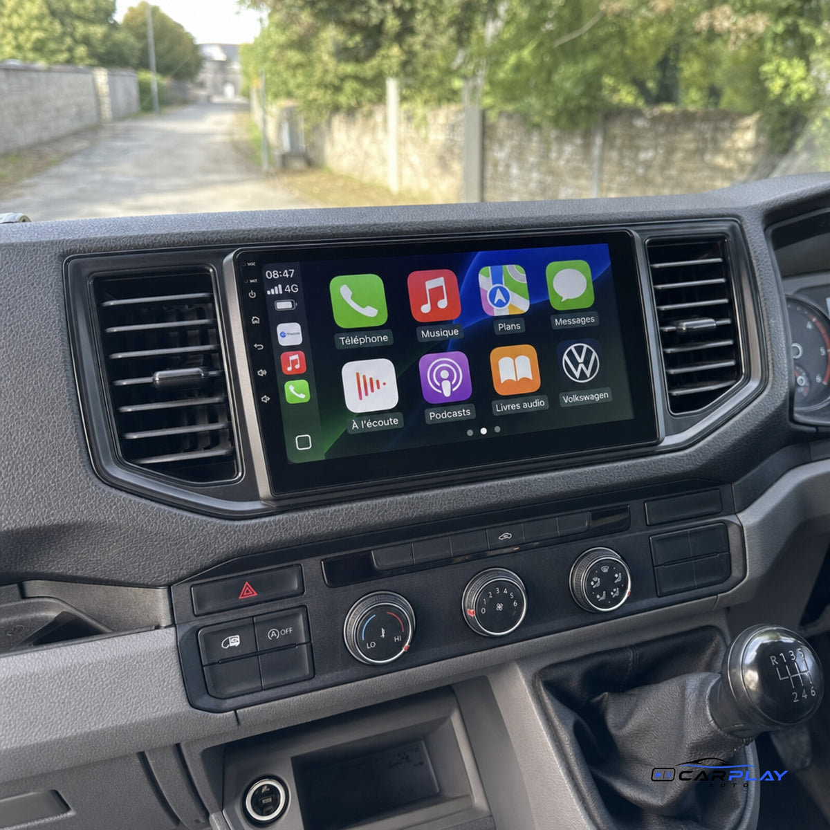 Écran CarPlay compatible avec Volkswagen CRAFTER [2017-2021]