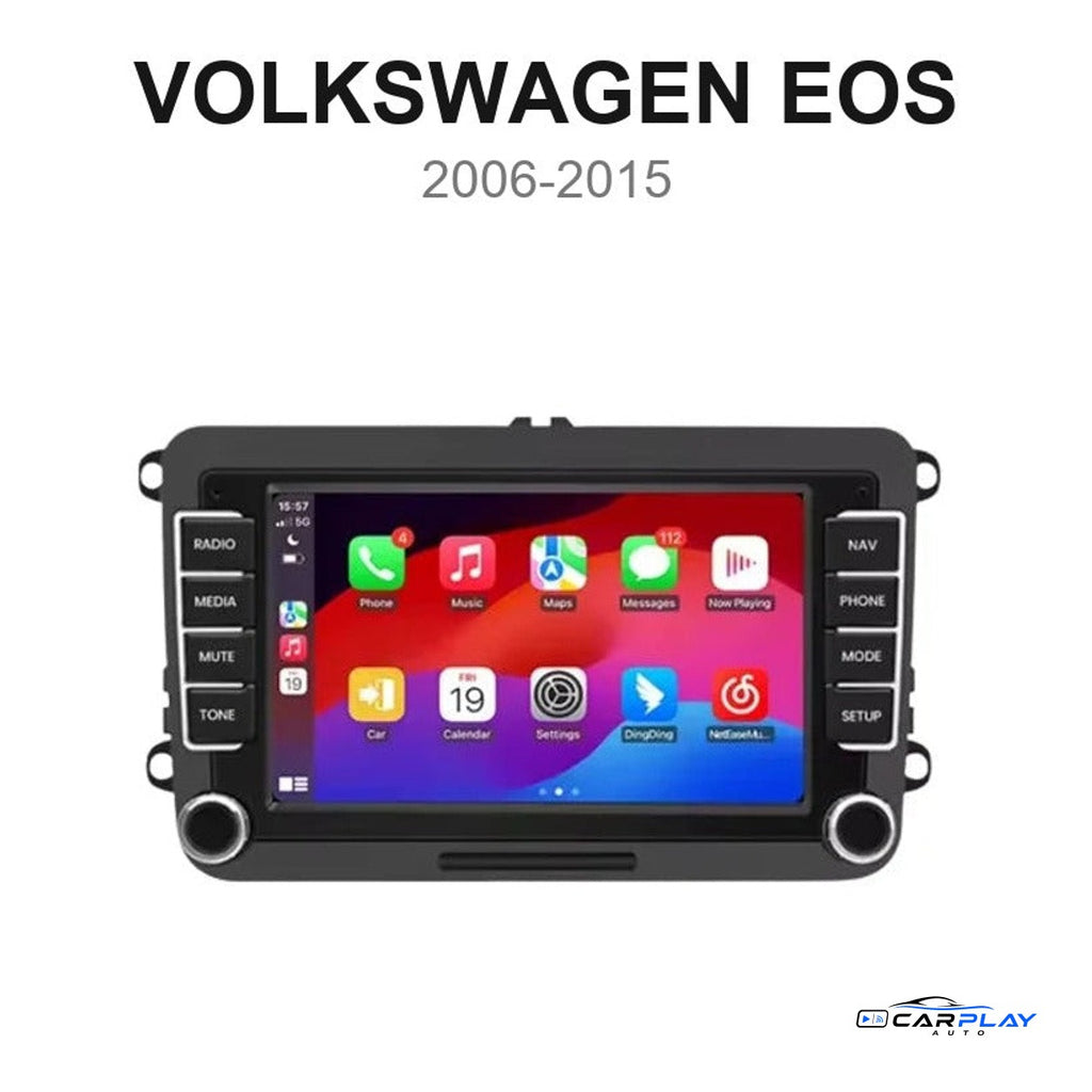 Écran CarPlay compatible avec Volkswagen EOS [2006-2015]