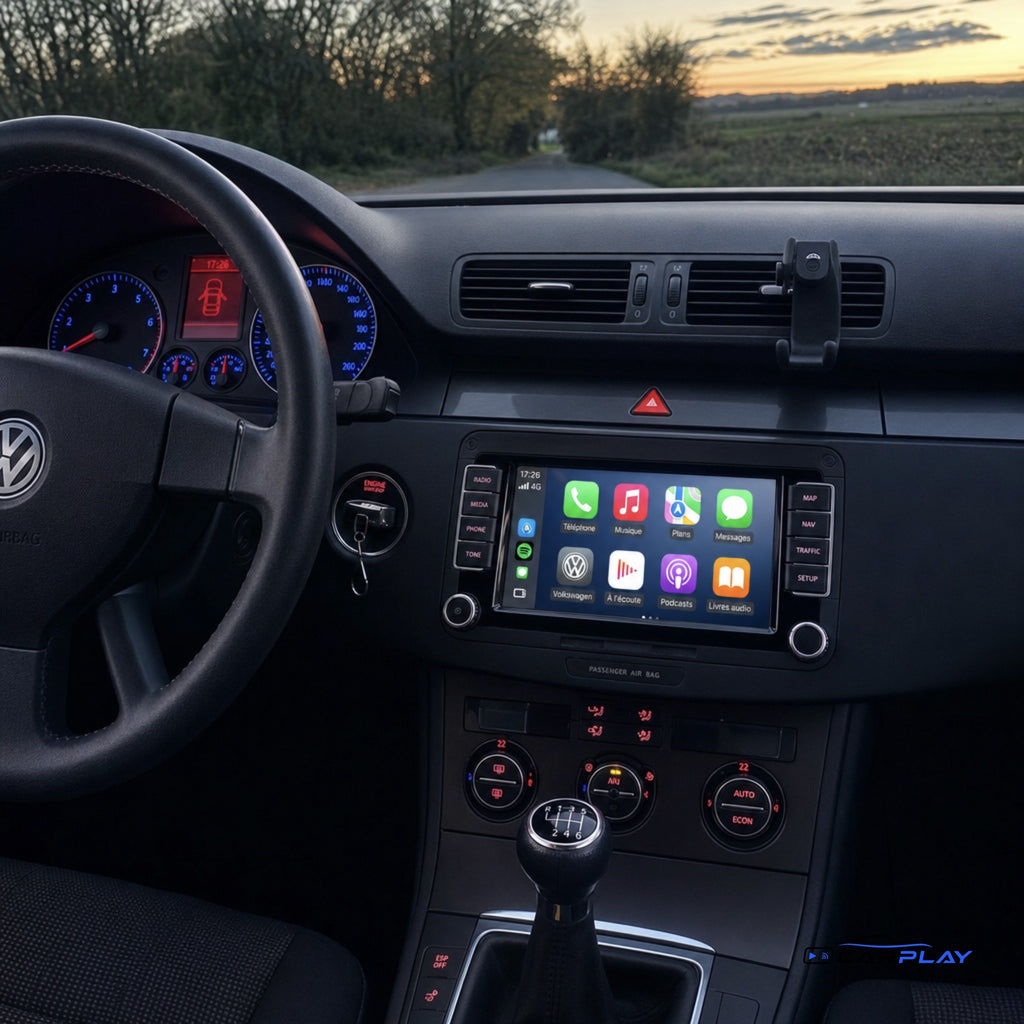 Écran CarPlay compatible avec Volkswagen EOS [2006-2015]