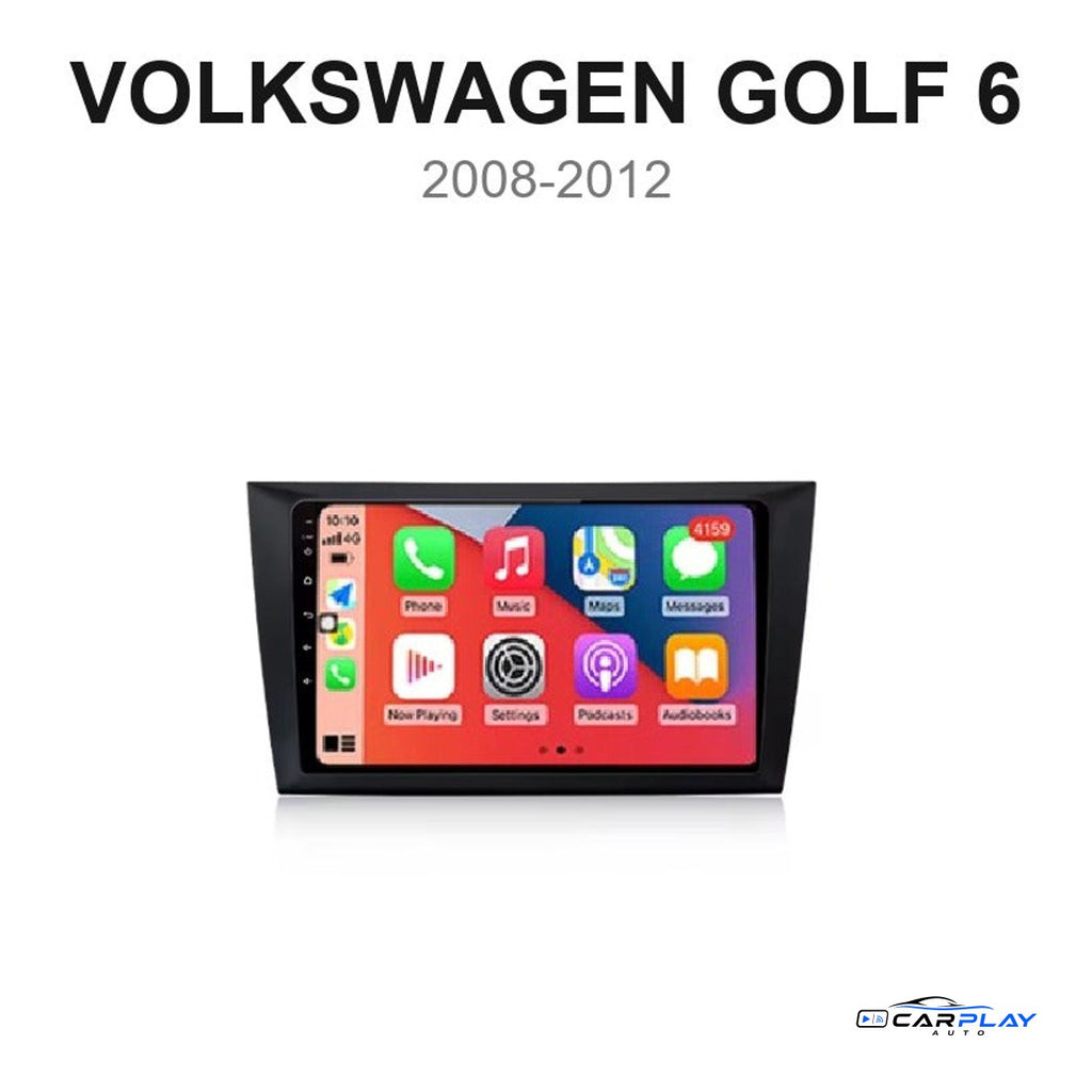Écran CarPlay compatible avec Volkswagen Golf 6 [2008-2012] Grand Écran