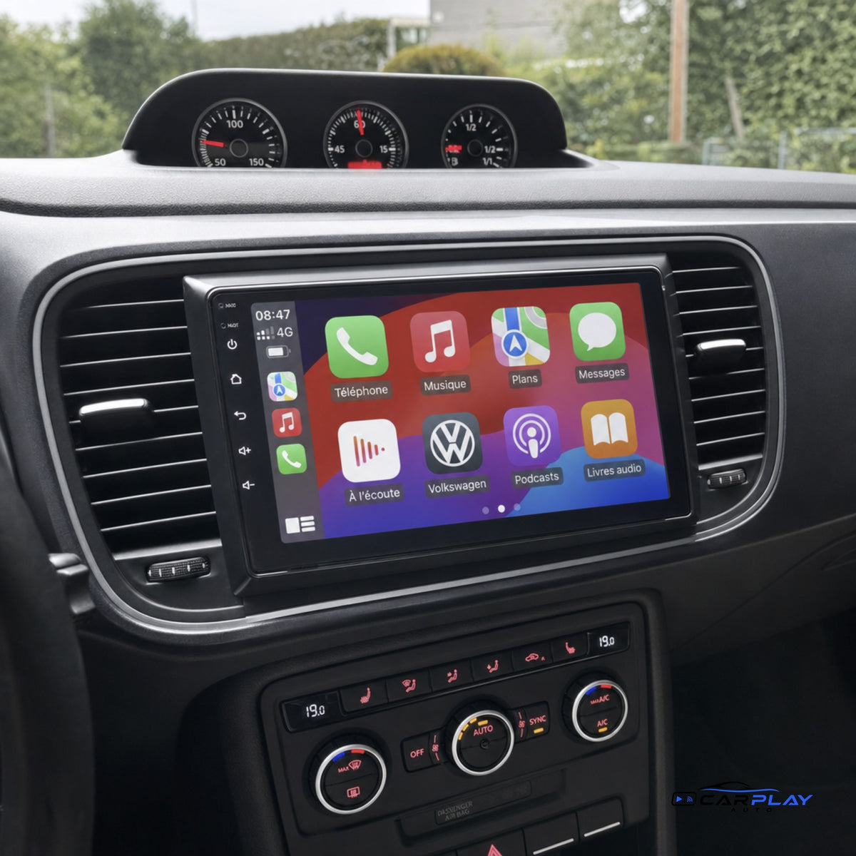Écran CarPlay compatible avec Volkswagen New Beetle [2011-2019]