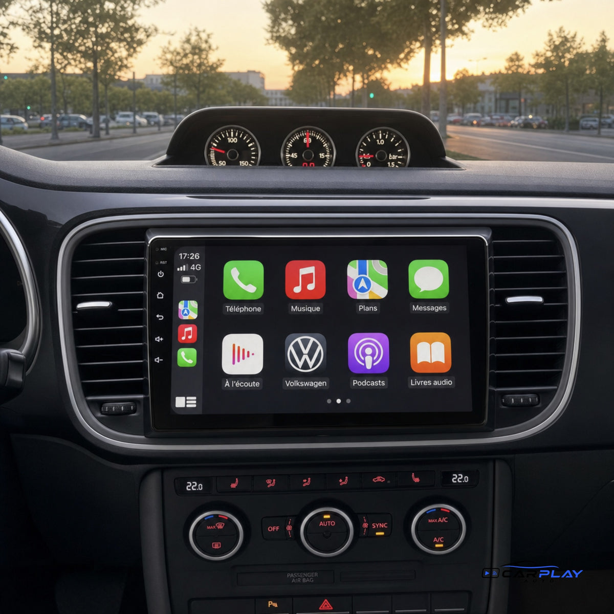 Écran CarPlay compatible avec Volkswagen New Beetle [2011-2019]