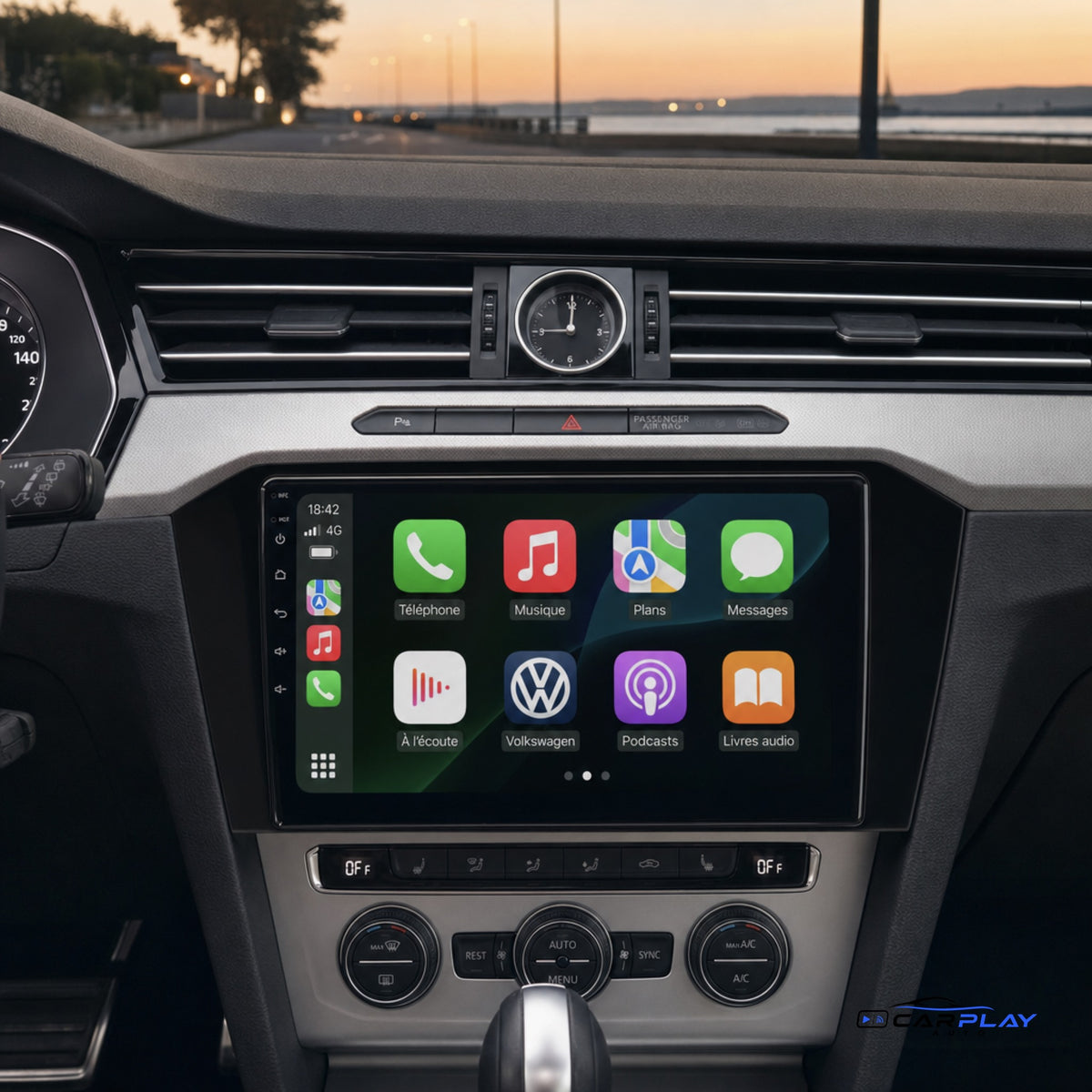 Écran CarPlay compatible avec Volkswagen Passat 8 [2015-2020]