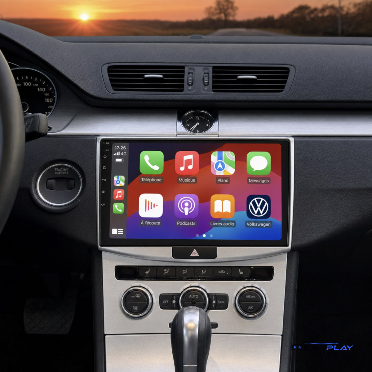 Écran CarPlay compatible avec Volkswagen Passat CC [2010-2015]