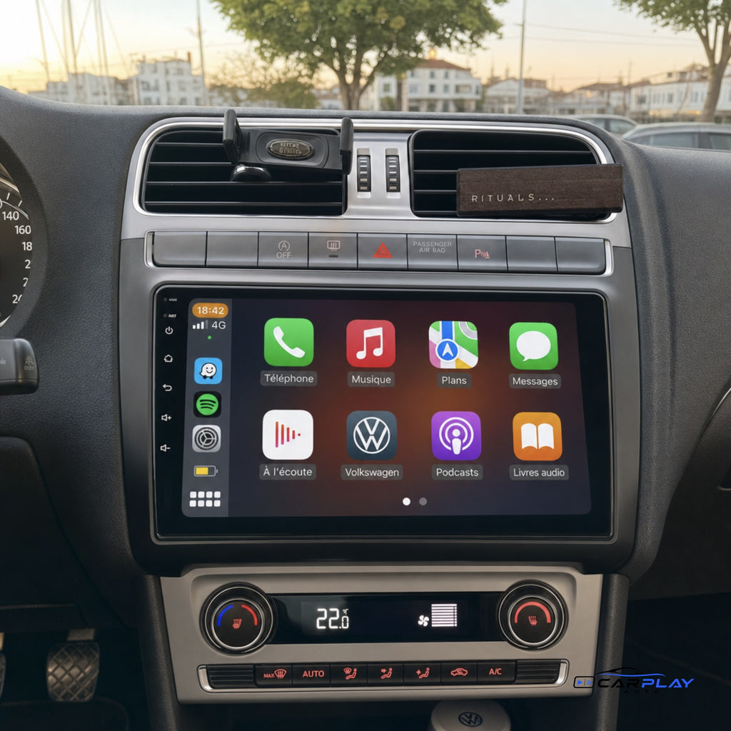 Écran CarPlay compatible avec Volkswagen Polo 5 [2008-2017]