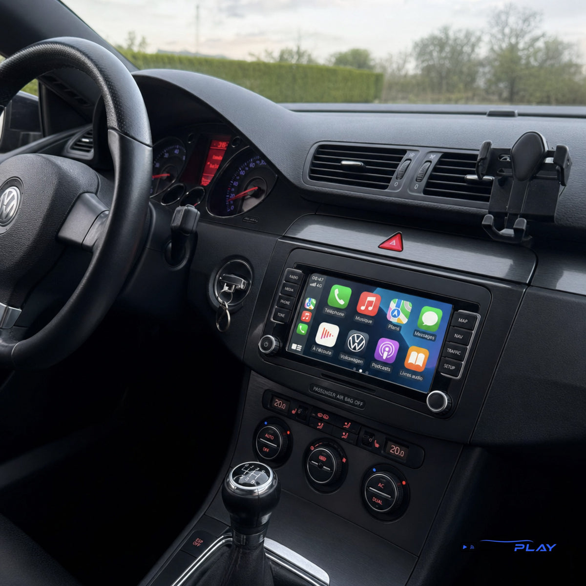 Écran CarPlay compatible avec Volkswagen SCIROCCO [2008-2013] - Style d'origine