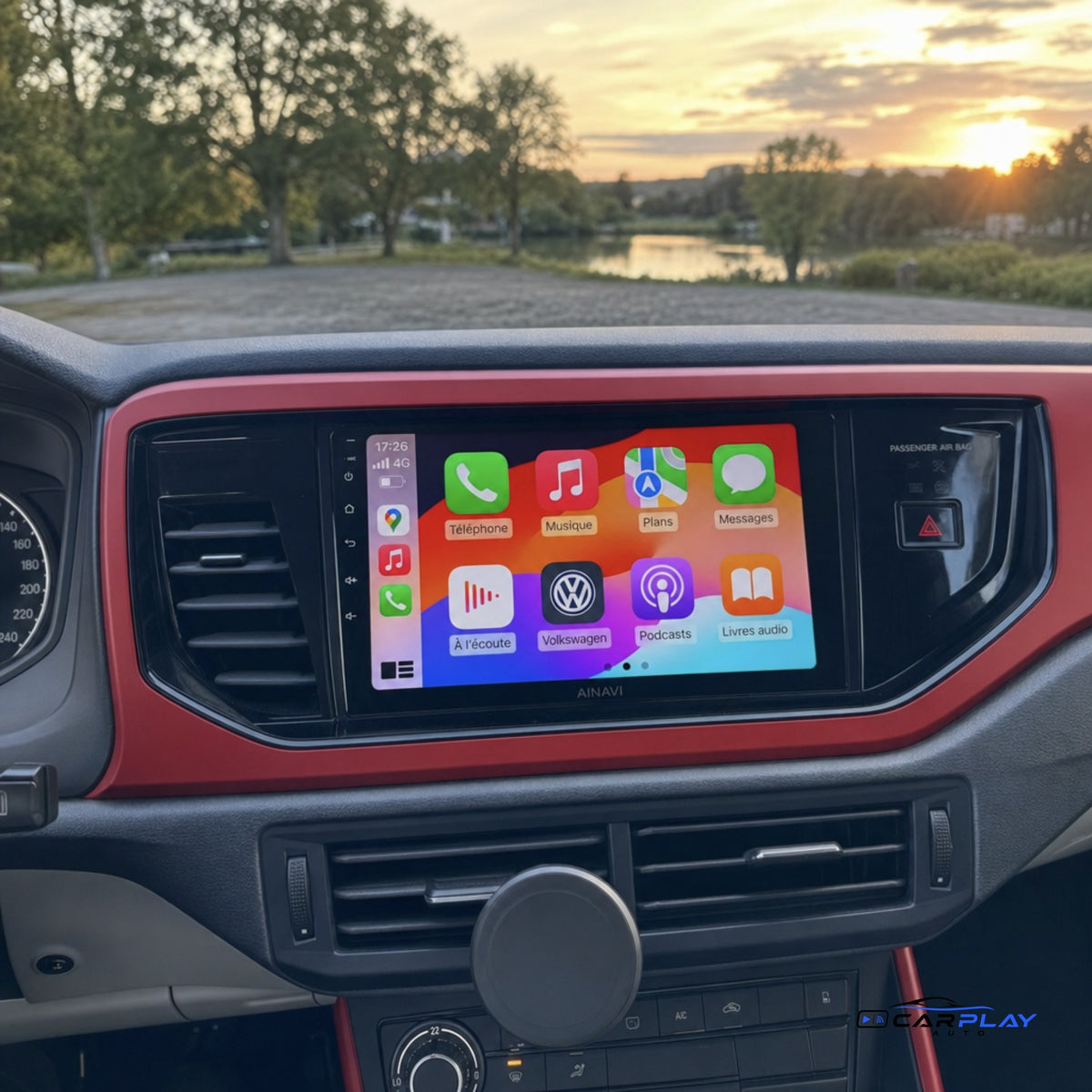 Écran CarPlay compatible avec Volkswagen T6 [2015-2022] MK7