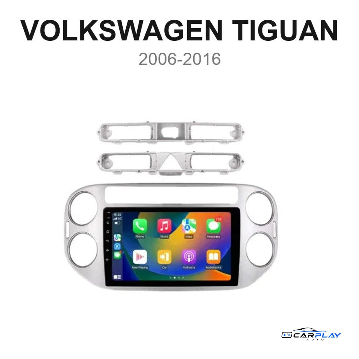 Écran CarPlay compatible avec Volkswagen Tiguan [2006-2016]
