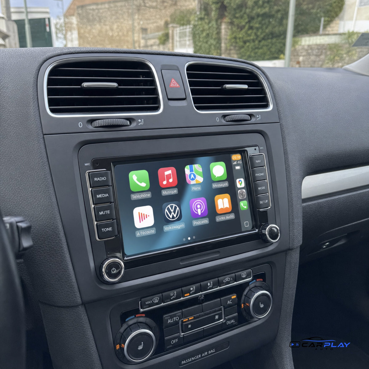 Écran CarPlay compatible avec Volkswagen TIGUAN [2007-2013] - Style d'origine